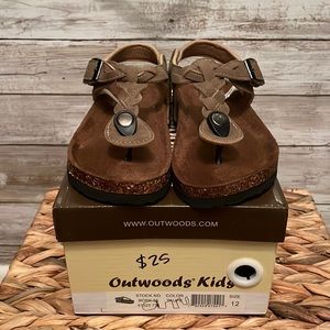 Brand new, never worn. Size 12 sandals.